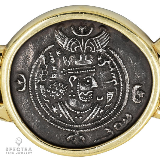 Bulgari Monete Chain Bracelet in 18K Yellow Gold – Signed Jewelry