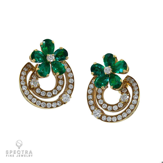 Bulgari Contemporary Diamond Emerald Parure Suite