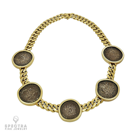 Bulgari Monete Ancient Coin Vintage Collar Necklace