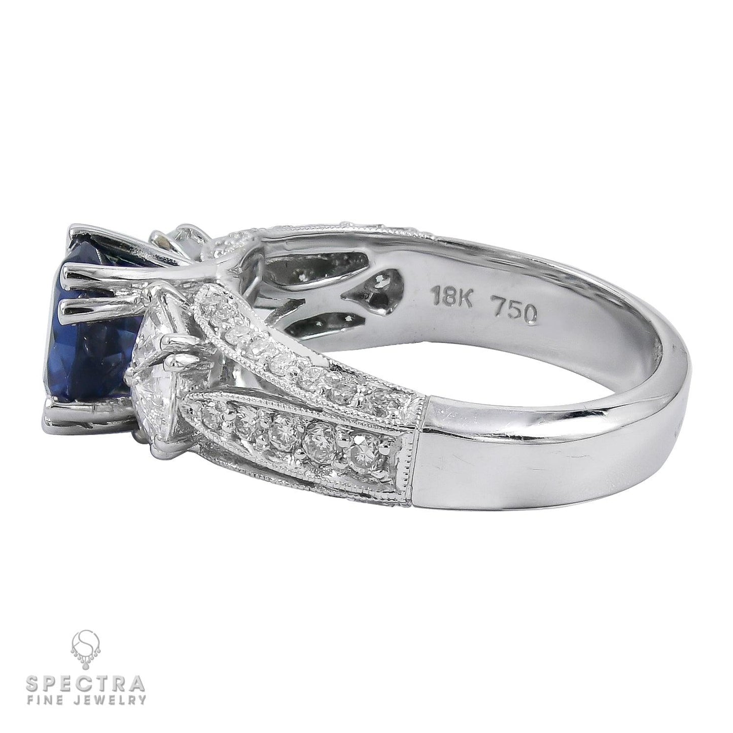 Spectra Fine Jewelry 2.01 ct. Sapphire & Diamond Ring