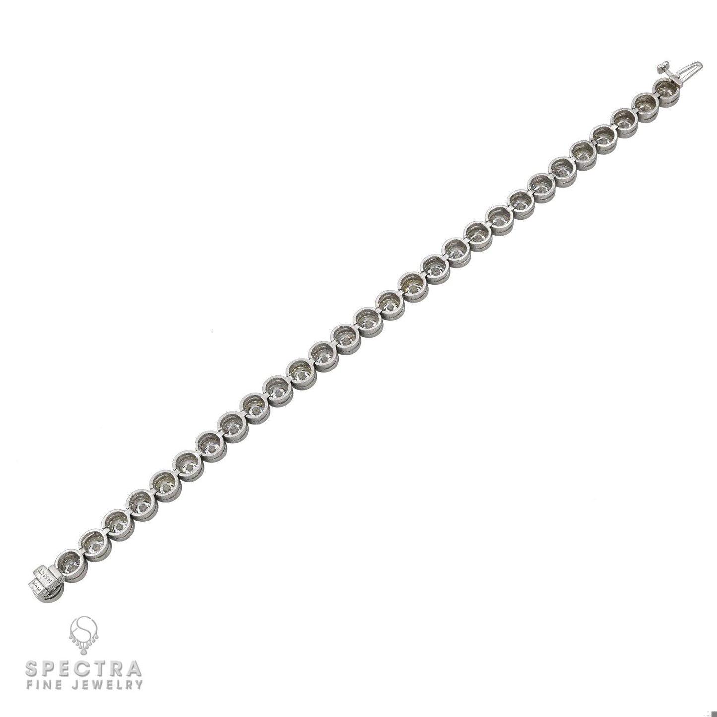 14.55 ct Diamond Bezel Tennis Bracelet – Spectra Fine Jewelry