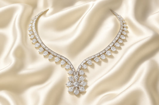 Harry Winston 47ct diamond necklace circa 1952 — authentication guide by Spectra Fine Jewelry