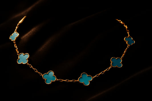 Van Cleef and Arpels turquoise Alhambra necklace — authentication guide by Spectra Fine Jewelry