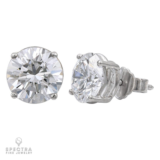 Spectra Fine Jewelry 2.01ct Total Round Diamond Stud Earrings