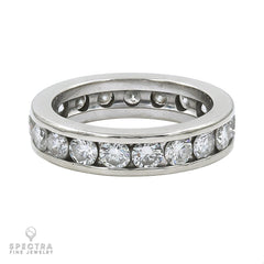 2.47ct Platinum Wedding Band Ring