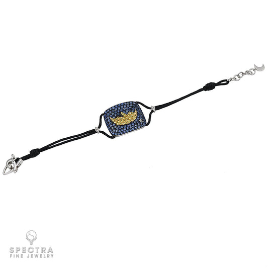 Adamas Sapphire & Diamond Bracelet – Signed Contemporary