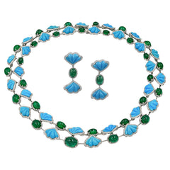Ambrosi Contemporary Gemstone Demi Parure Suite