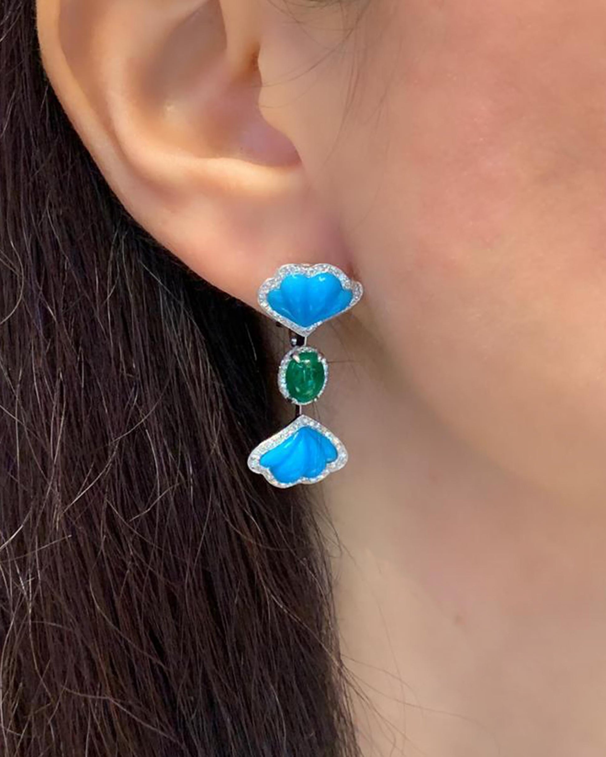 Ambrosi Contemporary Gemstone Demi Parure Suite