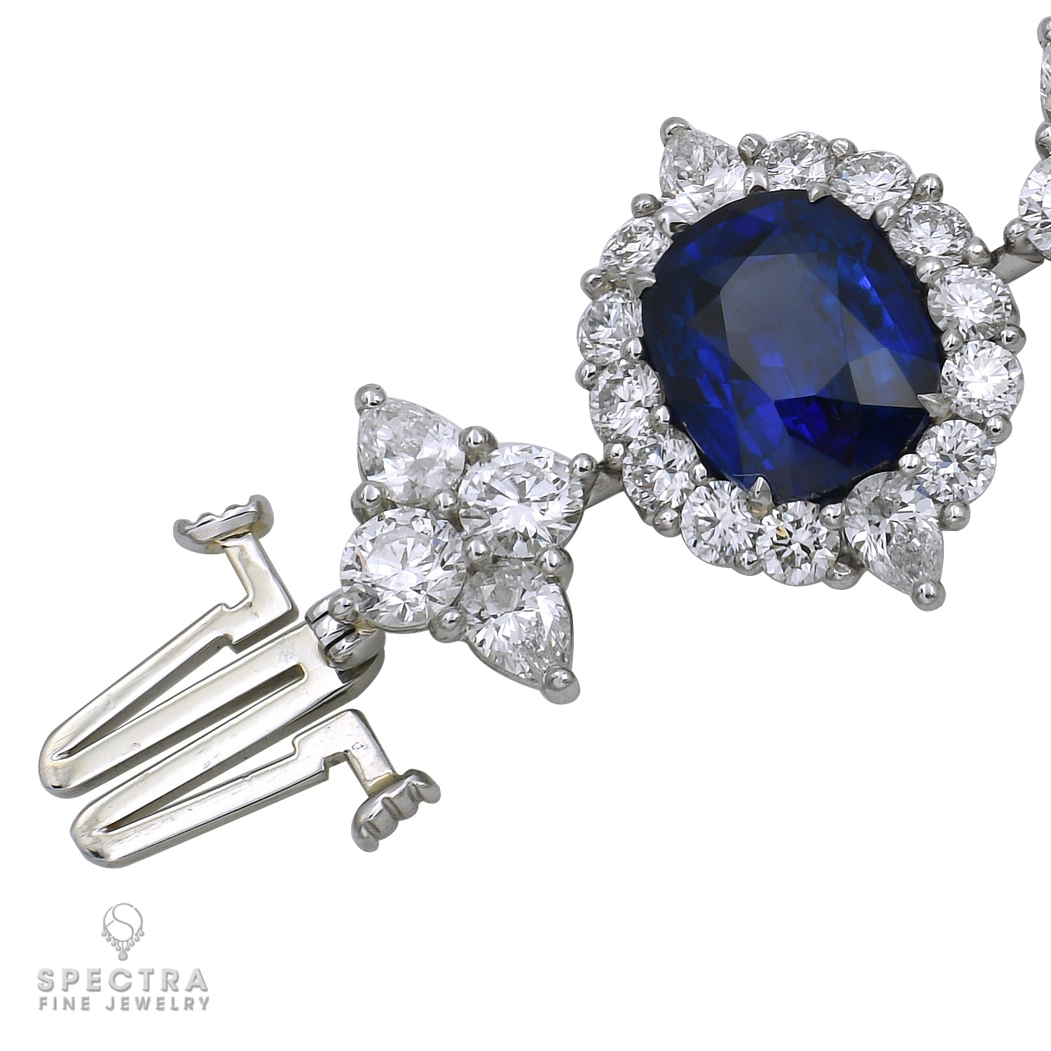 Spectra Fine Jewelry Ceylon Sapphires Diamond Bracelet - view 5