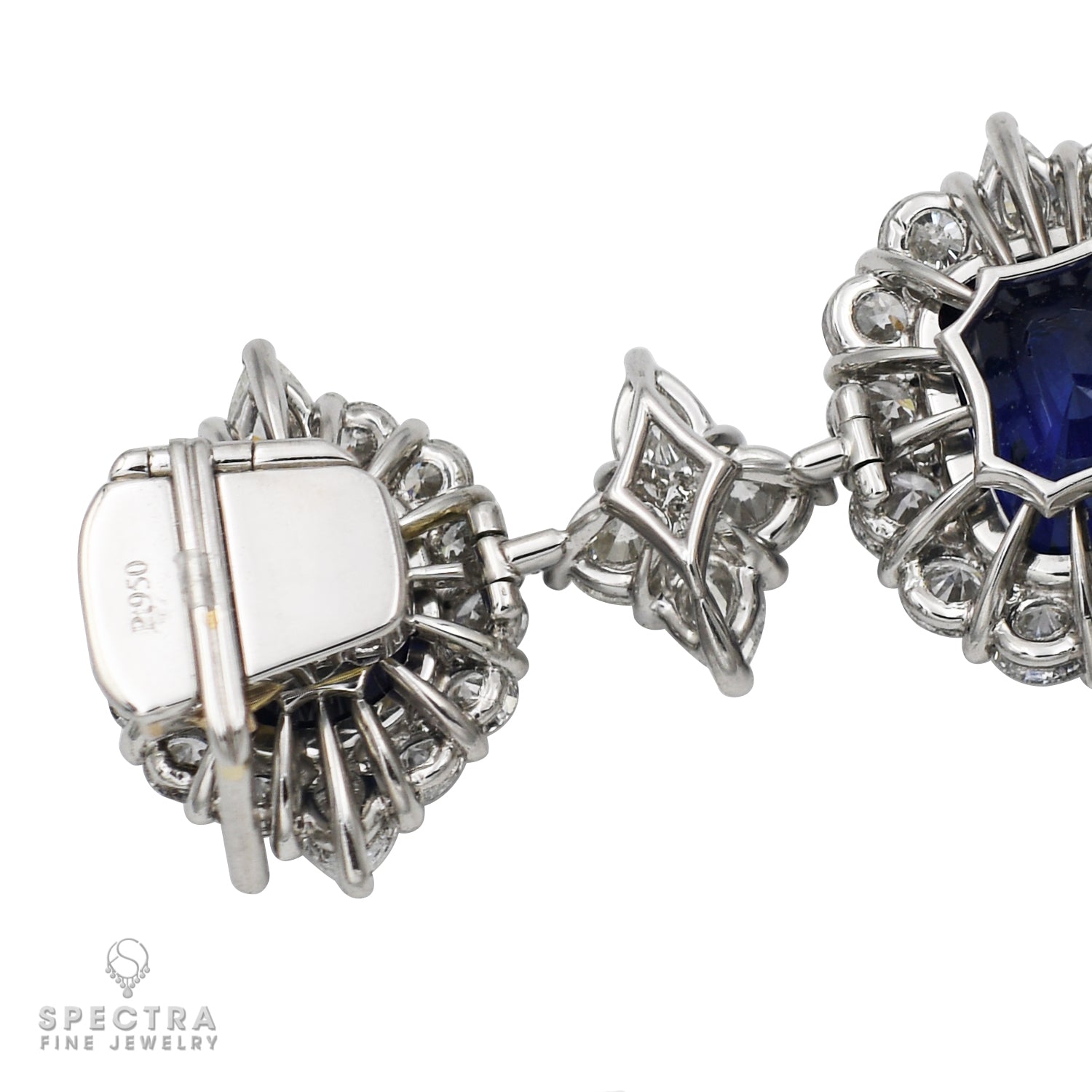 Spectra Fine Jewelry Ceylon Sapphires Diamond Bracelet - view 4