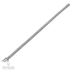 Contemporary Diamond Tennis Bracelet 3.28ct