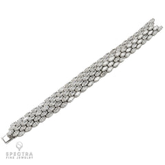 32.44 cts. Spectra Fine Jewelry Diamond Marquise Articulated Bracelet