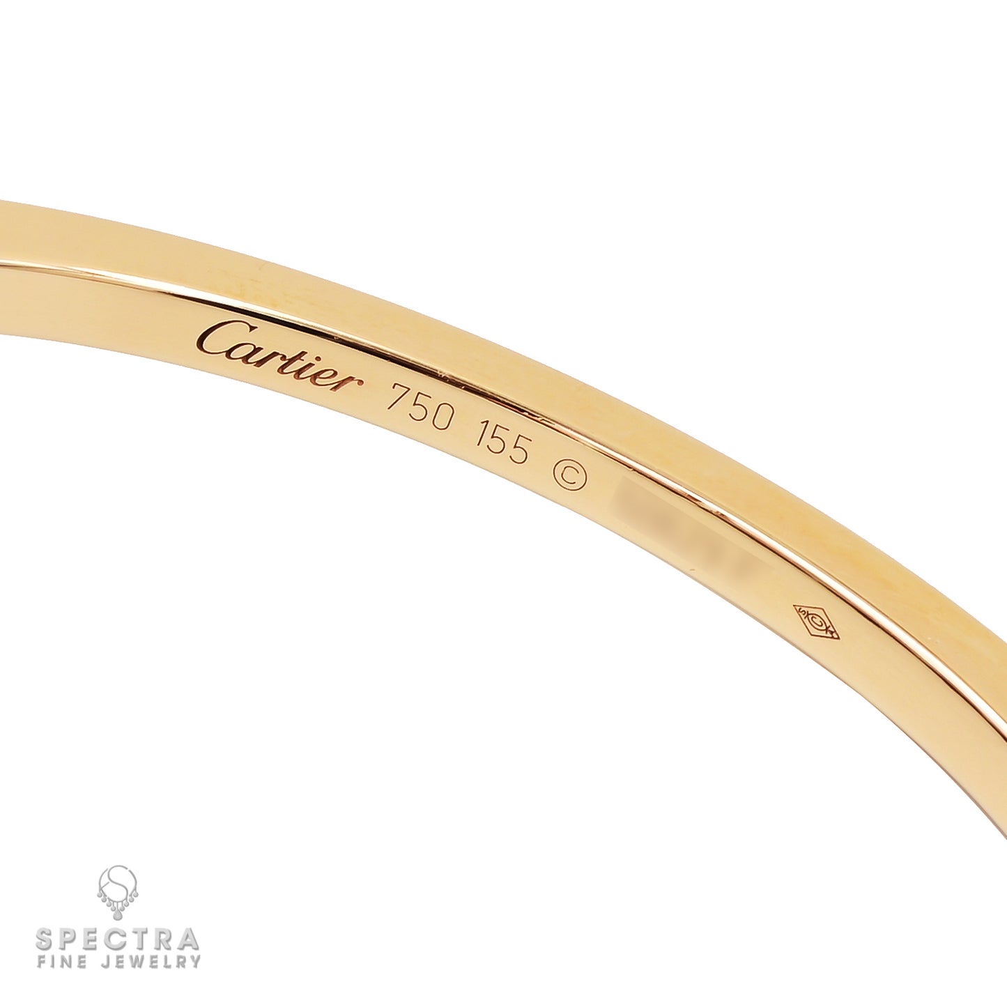 Cartier Pink Opal & Onyx Diamond Bangle in 18K Yellow Gold – Signed Jewelry - view 4