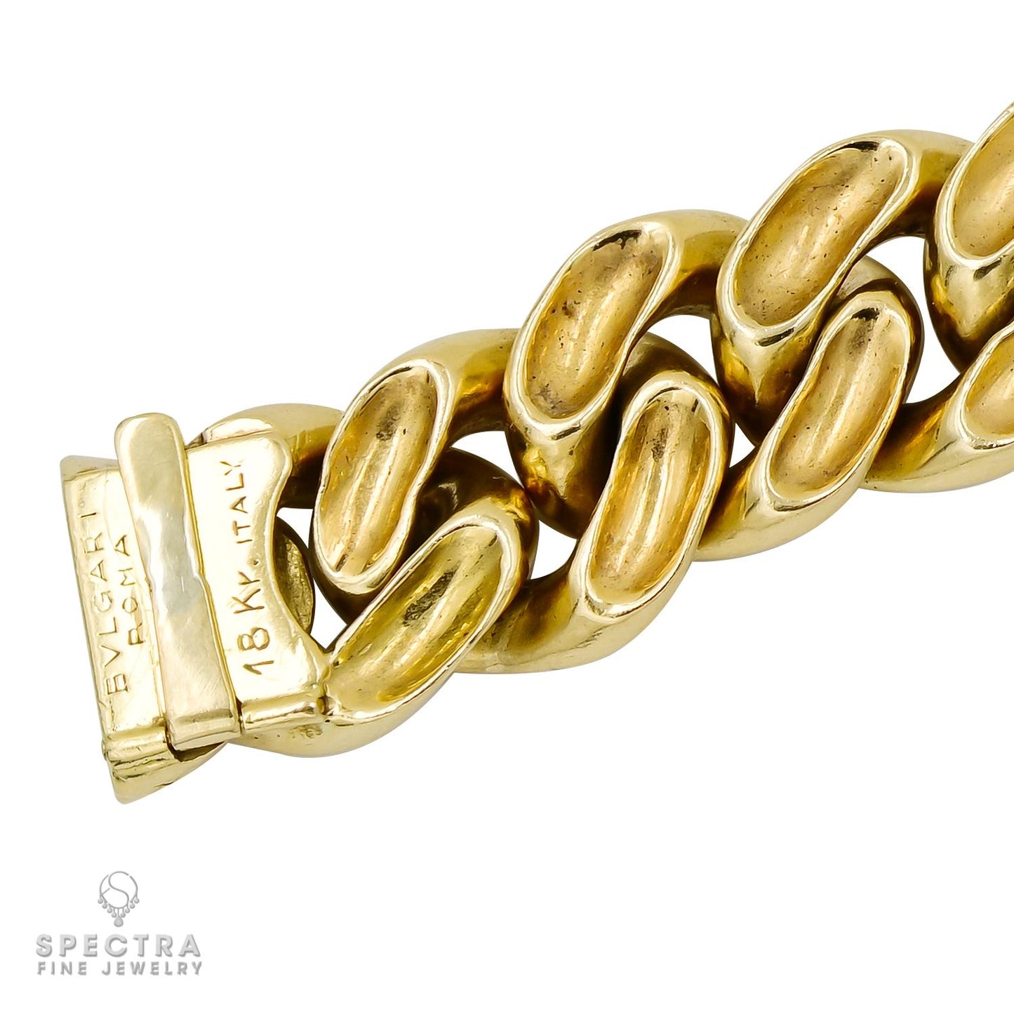Bulgari Monete Chain Bracelet in 18K Yellow Gold – Signed Jewelry