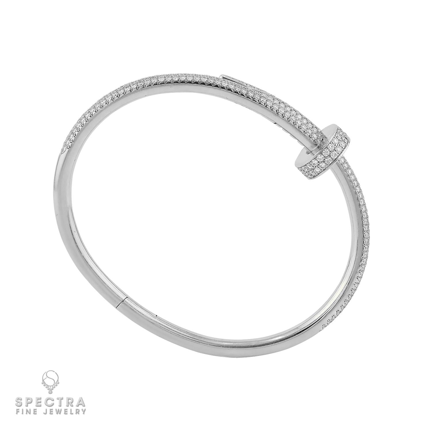 Cartier 'Juste Un Clou' Diamond Bangle Bracelet