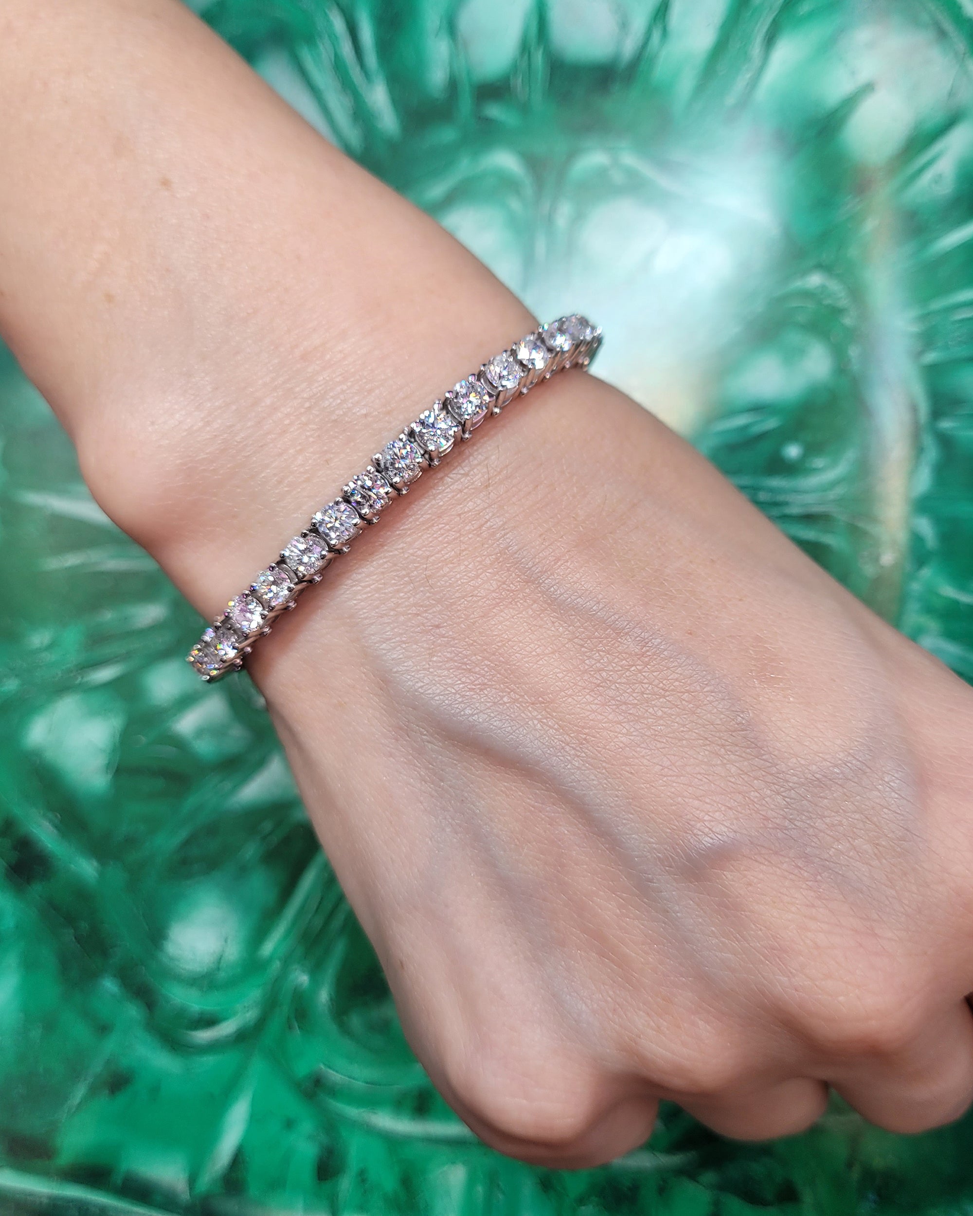 13.0 ct. Diamond Tennis Bracelet in 14K White Gold - view 4