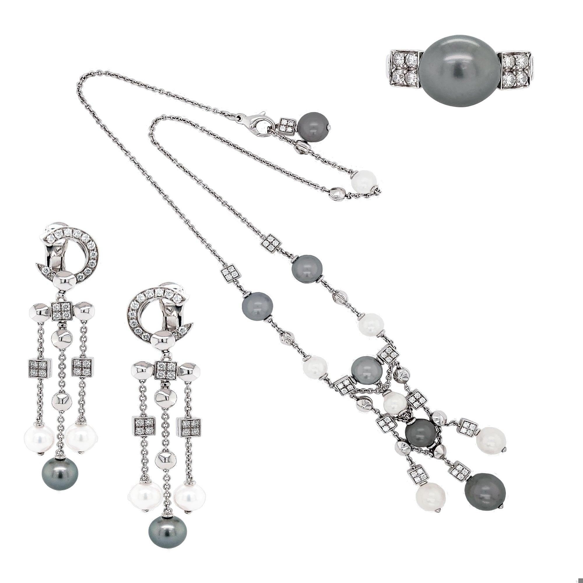 Bulgari Diamond and Pearl Demi-Parure: A Stunning Art Deco Tribute