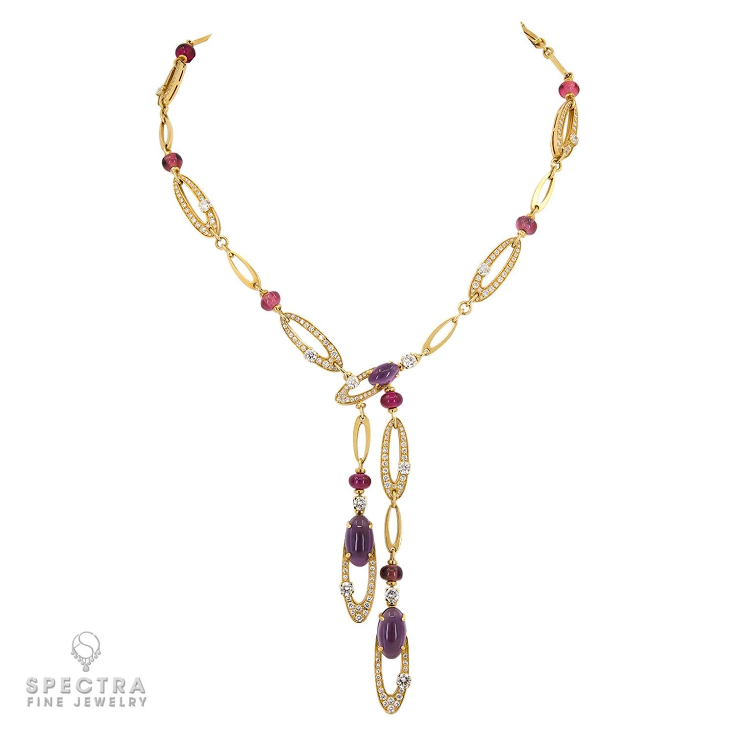 Bulgari's Multi-colored Gem Diamond 'Elisa' Set