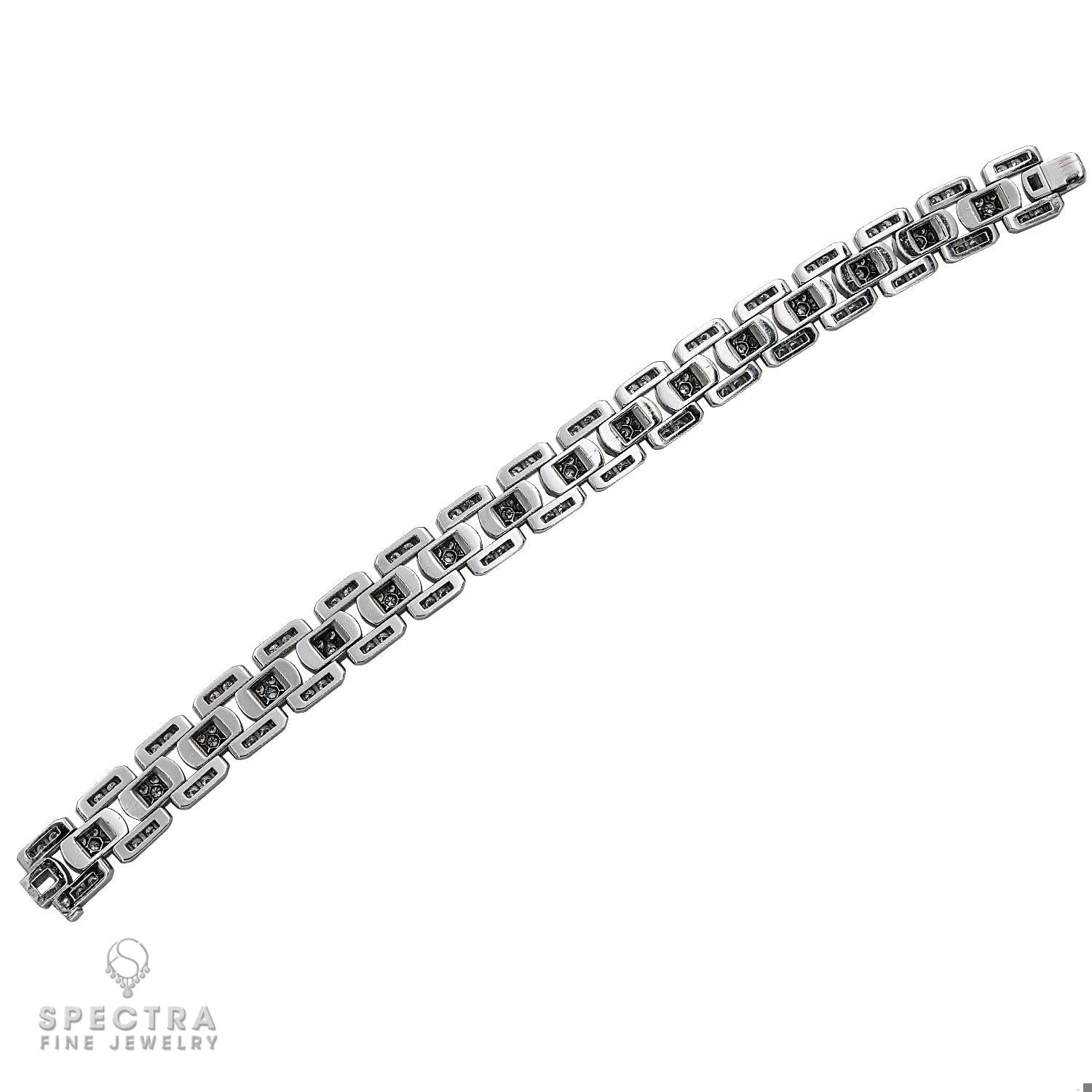 Cartier Contemporary Diamond Pave Link Bracelet