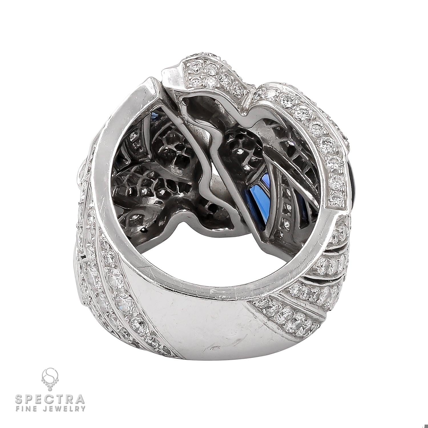 Cartier 'Les Oiseaux Liberees' Sapphire Diamond Suite
