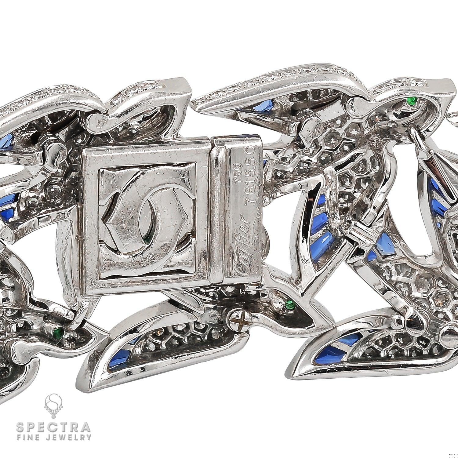 Cartier 'Les Oiseaux Liberees' Sapphire Diamond Suite