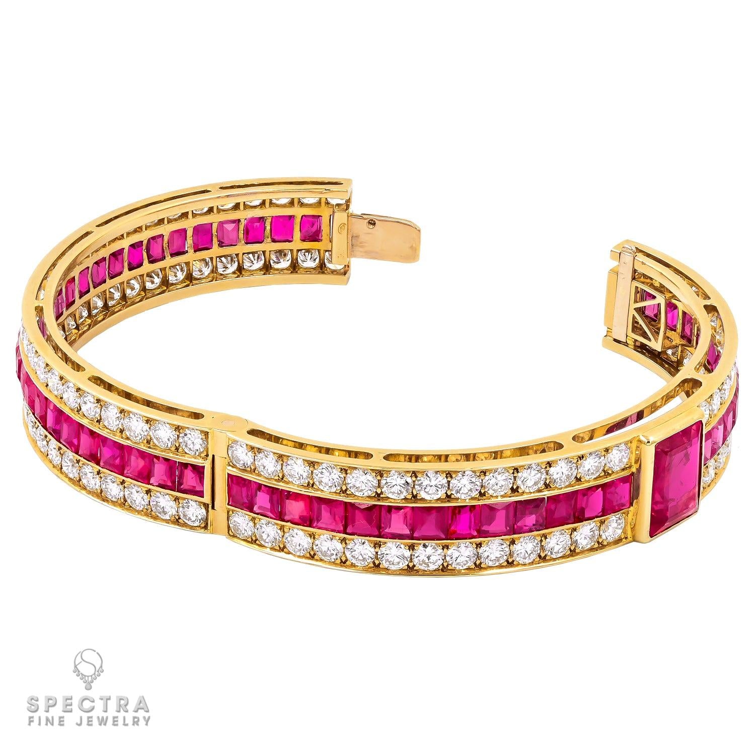 Cartier Ruby Diamond Bangle
