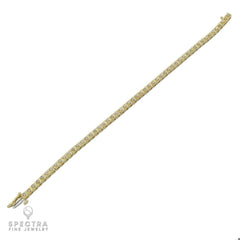 1.56 ct Diamond Tennis Bracelet in 14K Yellow Gold – Contemporary Fine Jewelry