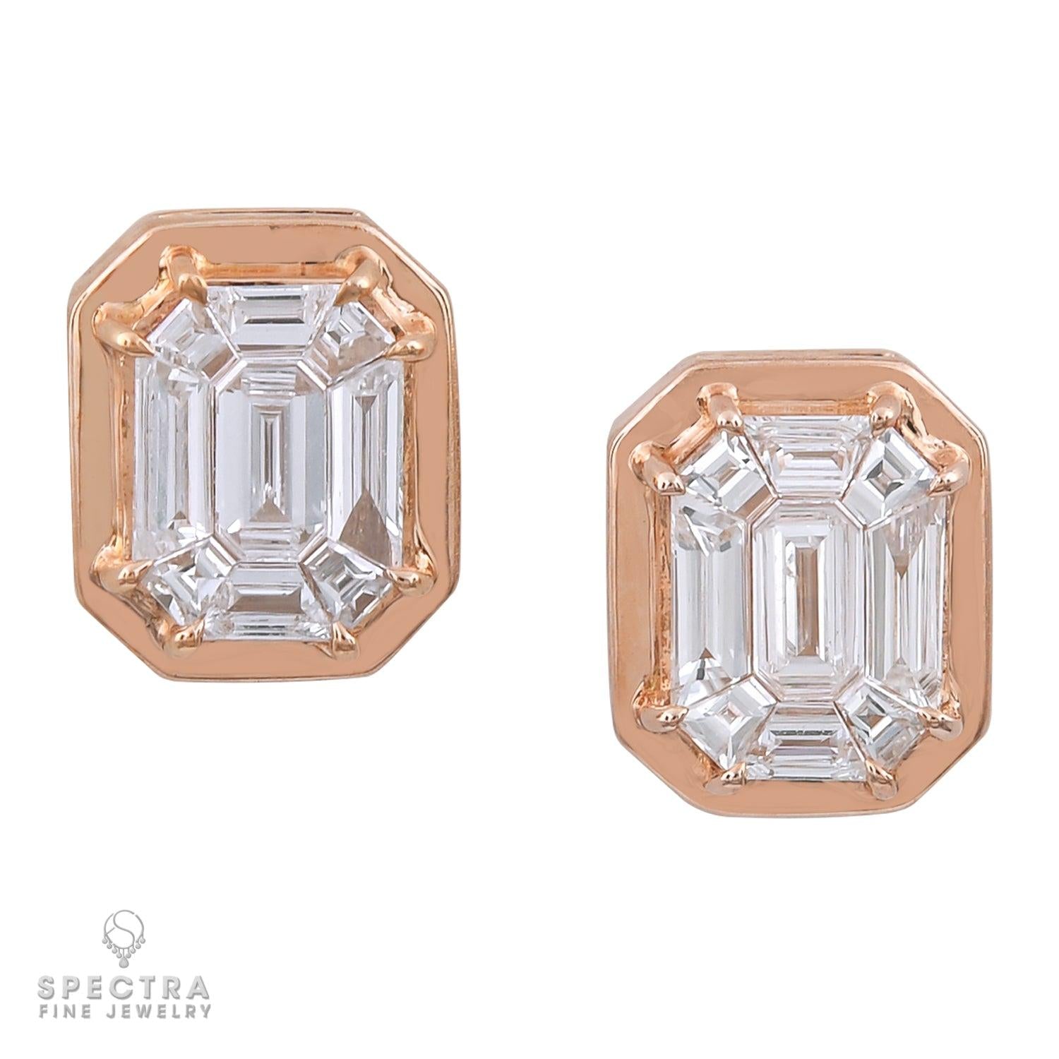 Spectra Fine Jewelry Diamond Illusion Stud Earrings