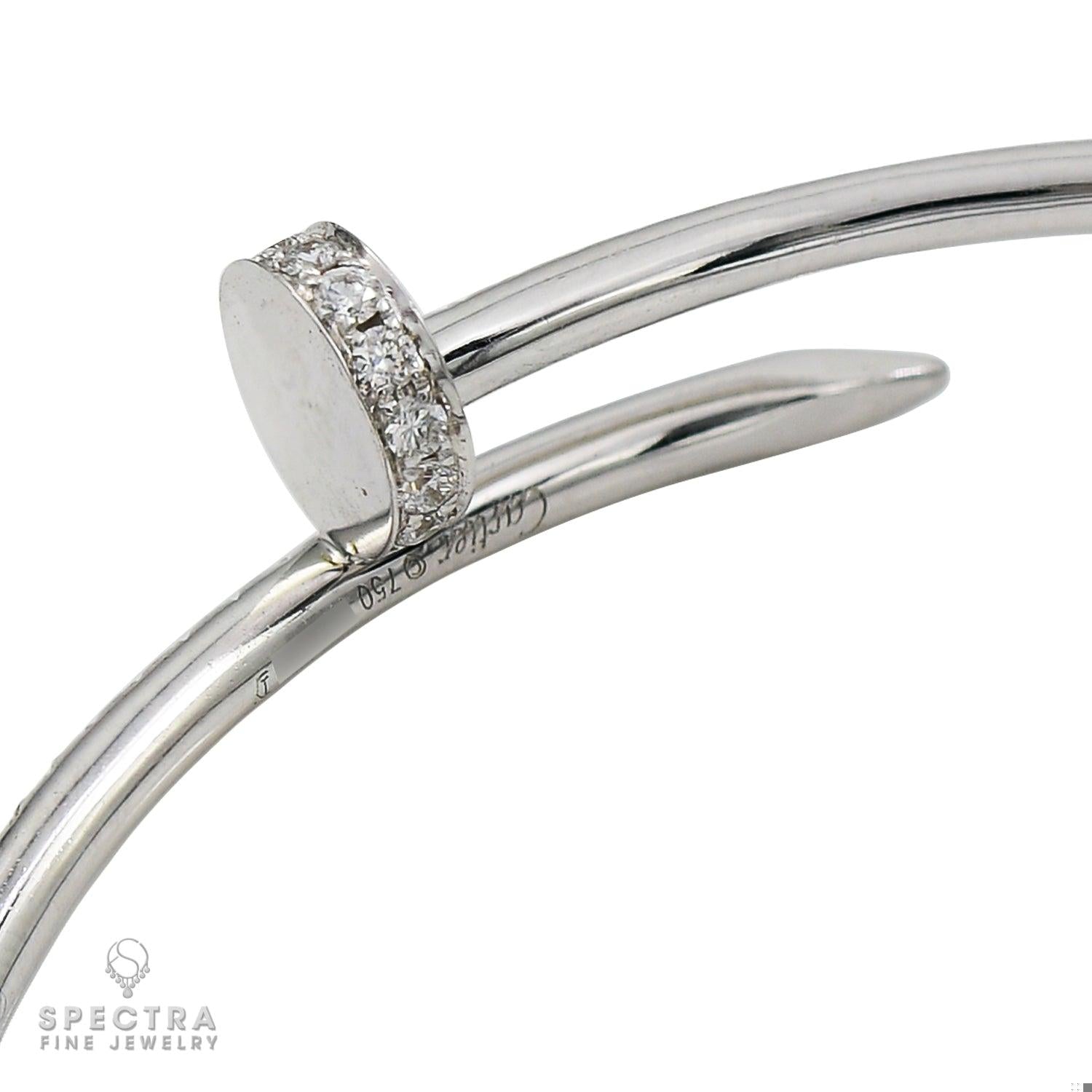 Diamond Nail Hoop Earrings 18k Gold