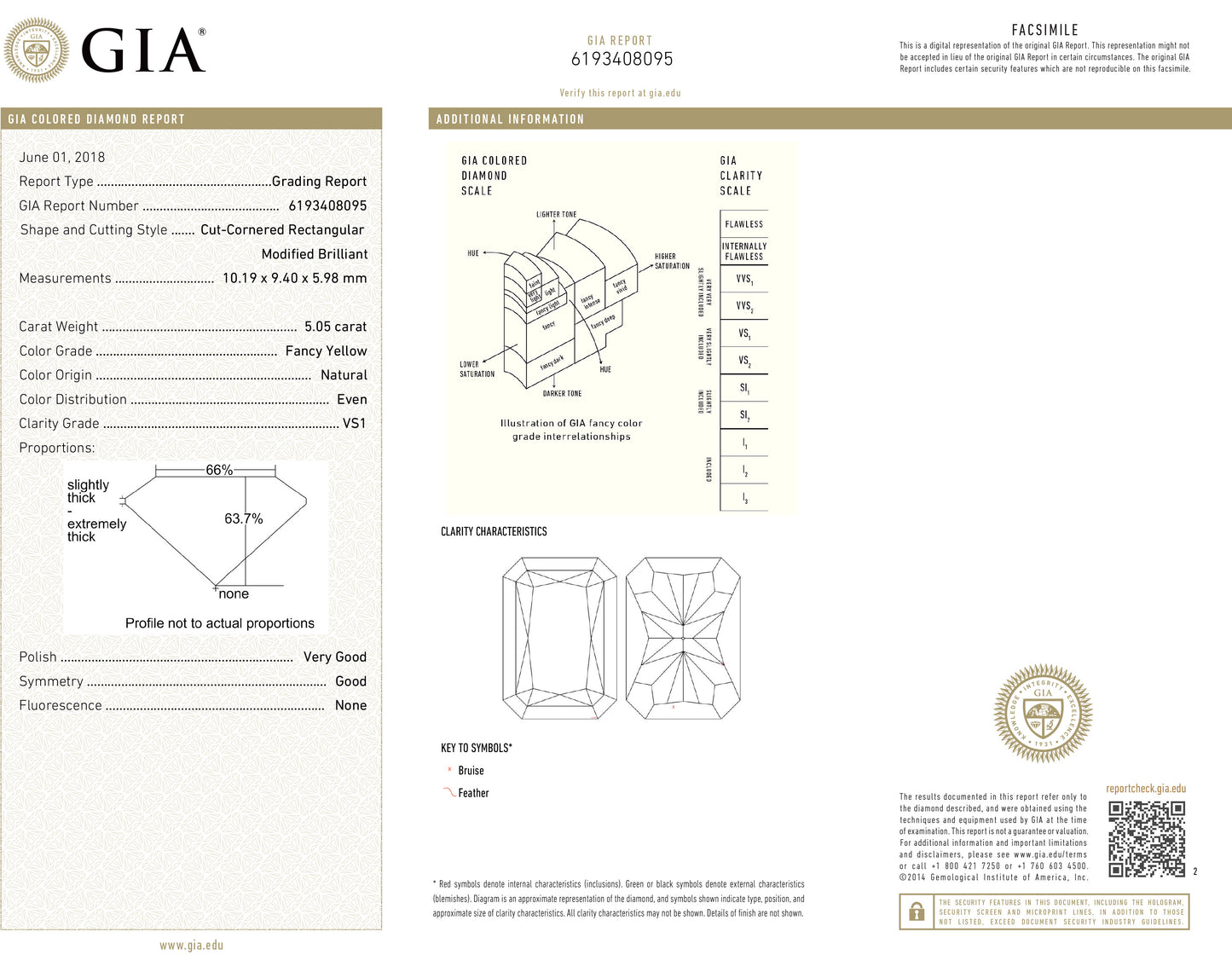 Spectra Fine Jewelry GIA Certified 5 Carat Each Stud Earrings - view 3