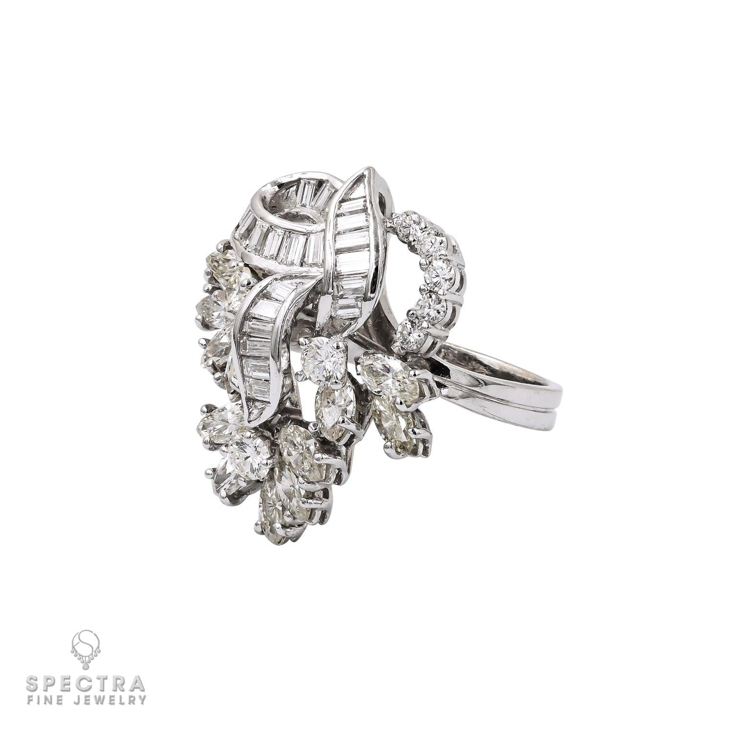 Elegance in White Gold: A Diamond Jewelry Suite