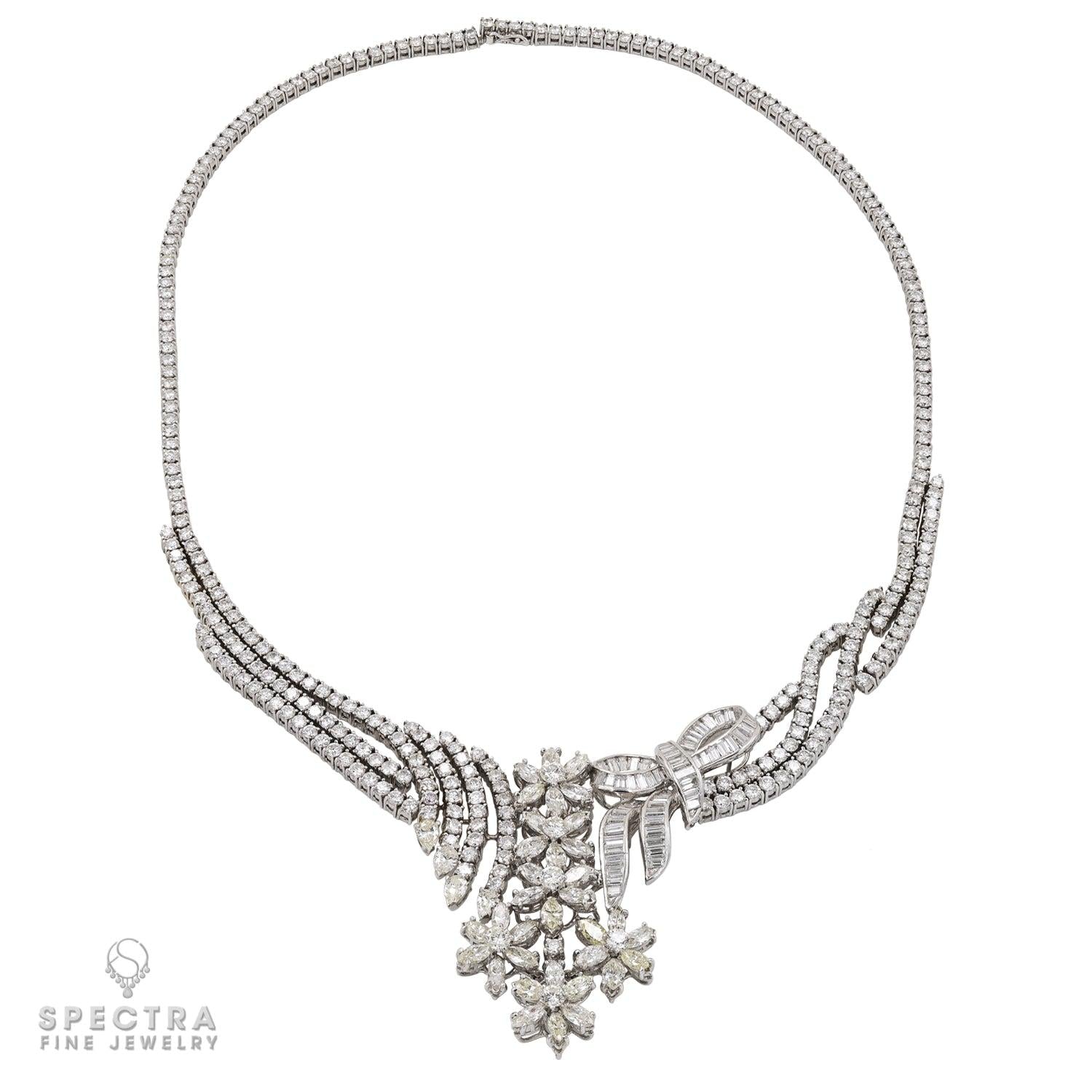 Elegance in White Gold: A Diamond Jewelry Suite