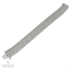 40.37 cts. Five Row Round Diamond Bracelet | Spectra Fine Jewelry