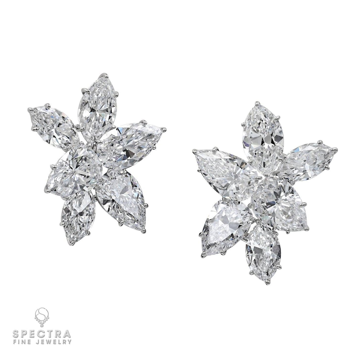Harry Winston Diamond Pearl Earrings