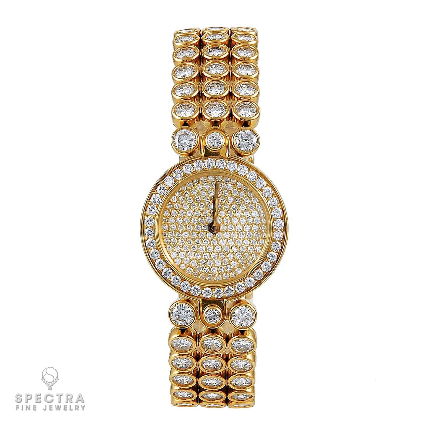 Harry Winston Premier 22mm Diamond Gold Watch