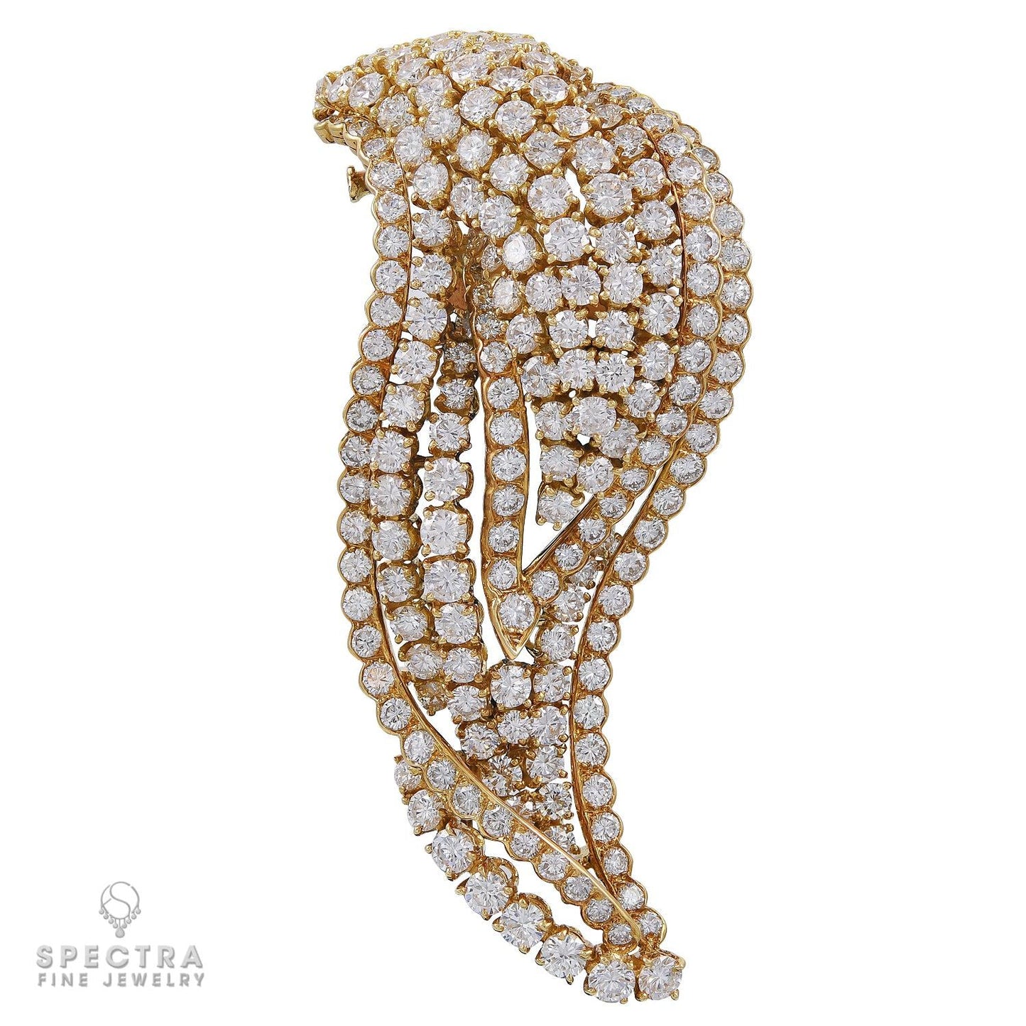 M.Gerard Vintage Diamond Convertible Brooch Necklace