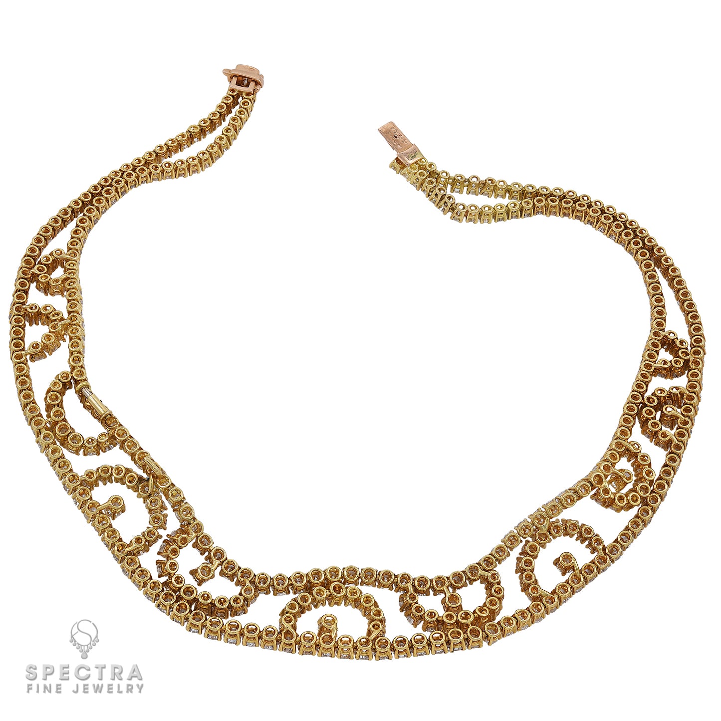 M.Gerard Vintage Diamond Convertible Brooch Necklace - view 6