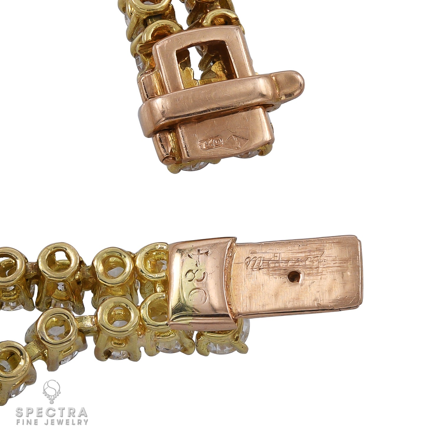 M.Gerard Vintage Diamond Convertible Brooch Necklace - view 4