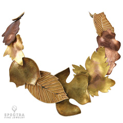 Tiffany & Co. Angela Cummings Gold 'Leaf' Necklace