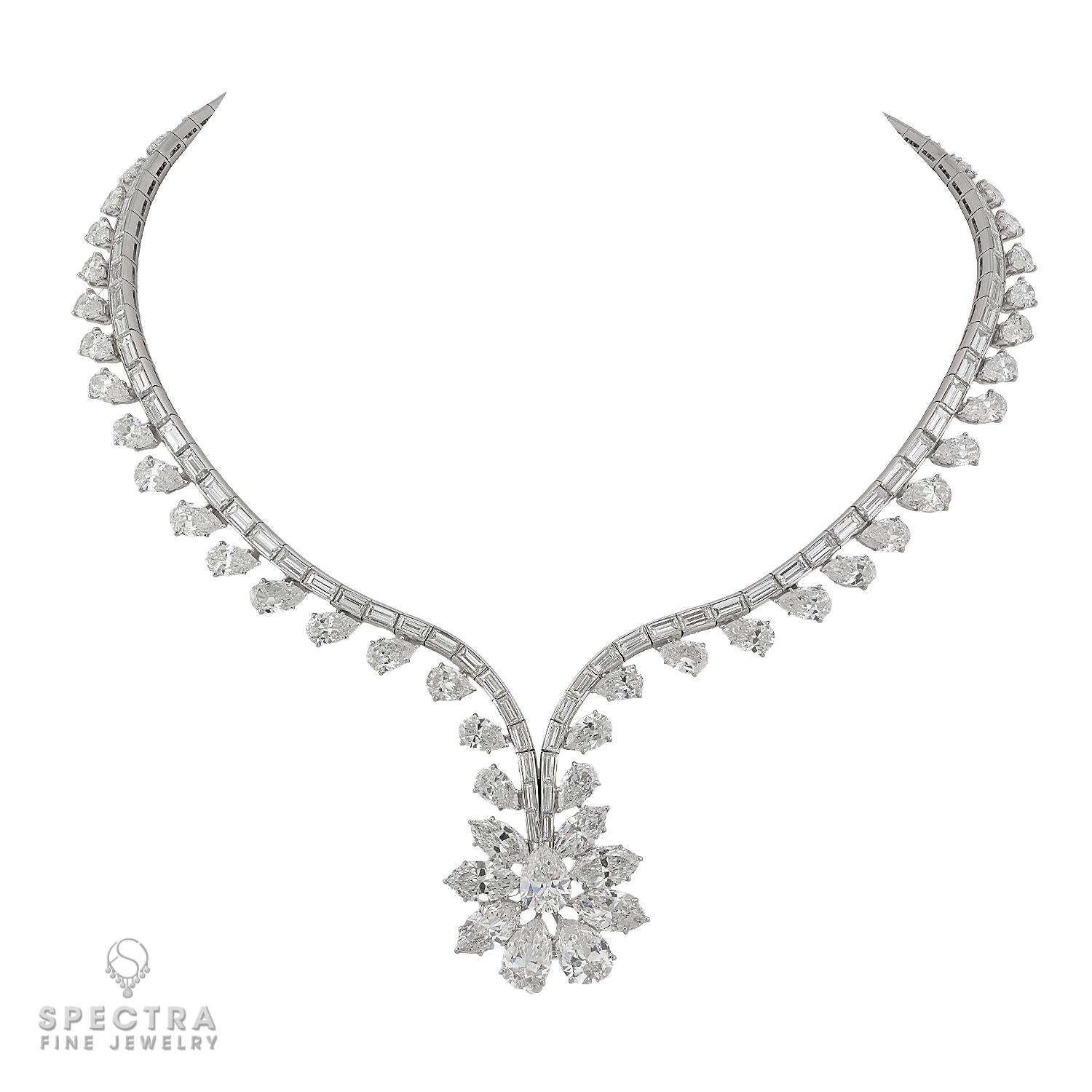 Harry Winston 47.48ct Diamond Necklace in Platinum, Circa 1952