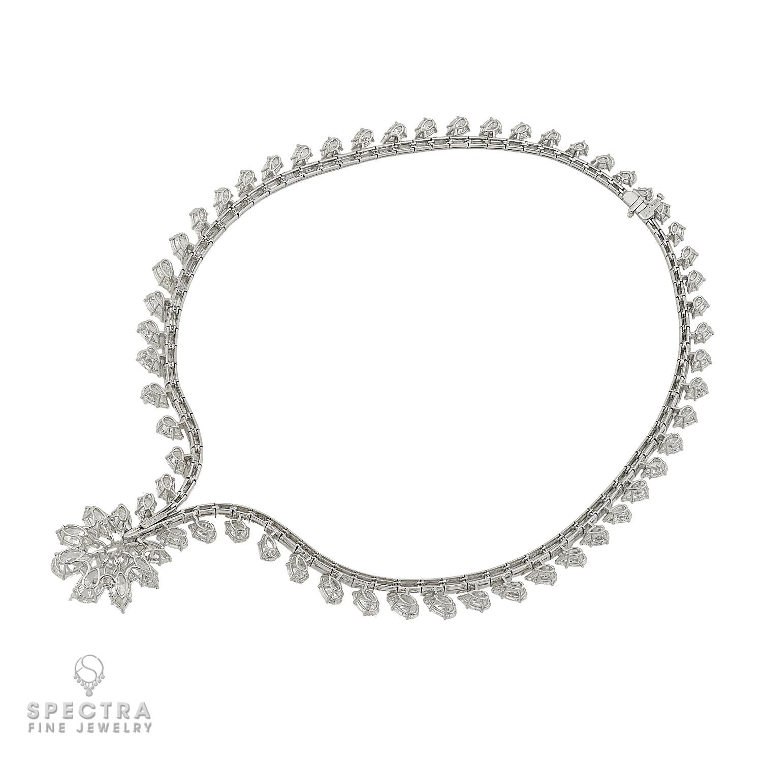 Harry Winston 47.48ct Diamond Necklace in Platinum, Circa 1952