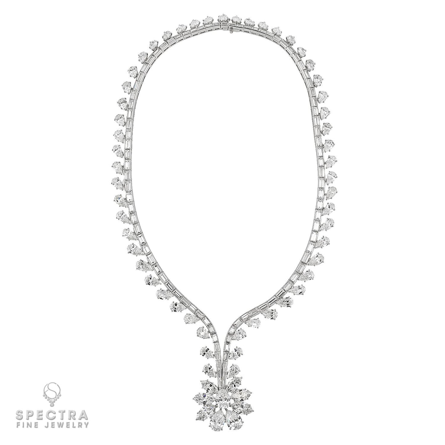 Harry Winston 47.48ct Diamond Necklace in Platinum, Circa 1952