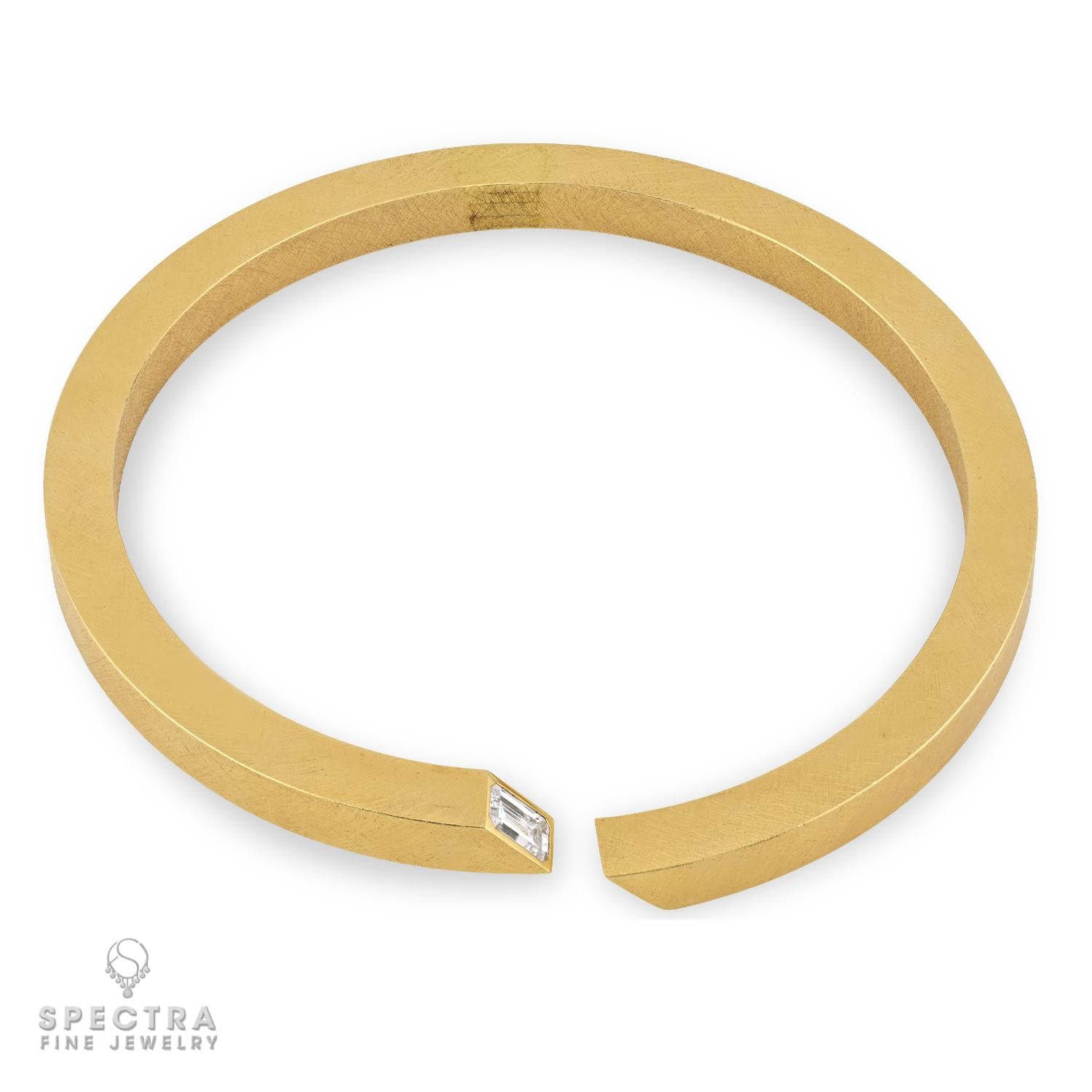 Schullin Seitner Manfred Seitner 4.09 Ct Diamond 18K Gold Torque Necklace