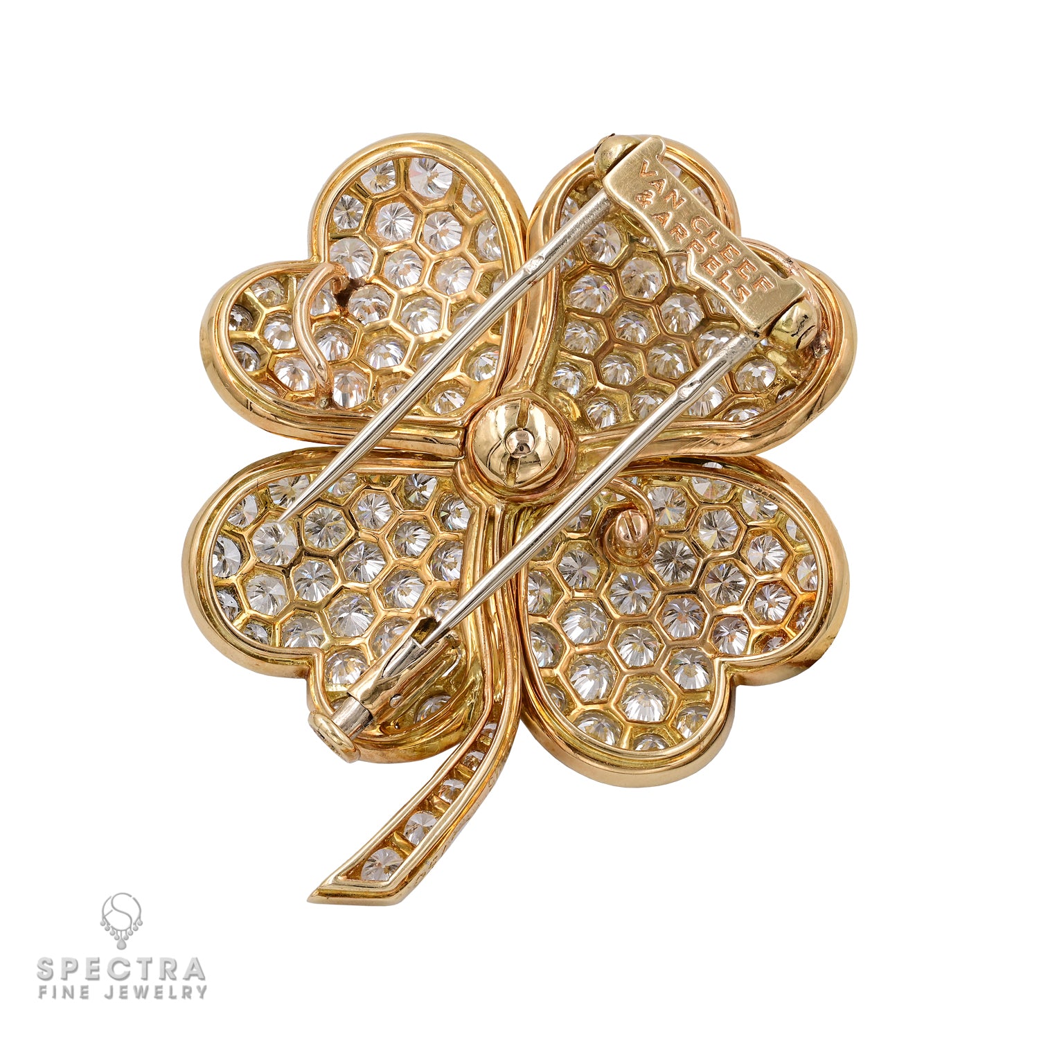 Van Cleef & Arpels Cosmos Large Diamond Brooch & Pendant – Signed Fine Jewelry - view 3