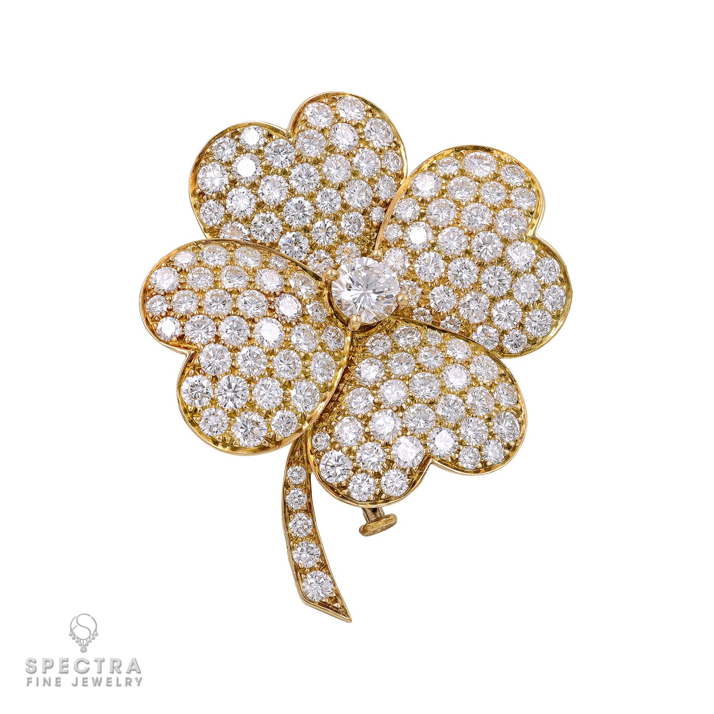 Van Cleef & Arpels Cosmos Large Diamond Brooch & Pendant – Signed Fine Jewelry - view 2