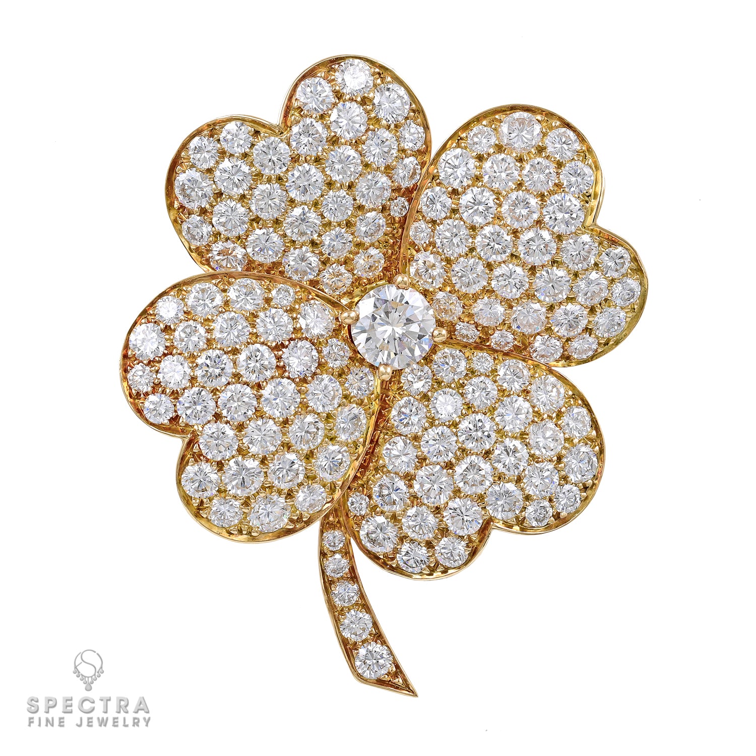Van Cleef & Arpels Cosmos Large Diamond Brooch & Pendant – Signed Fine Jewelry