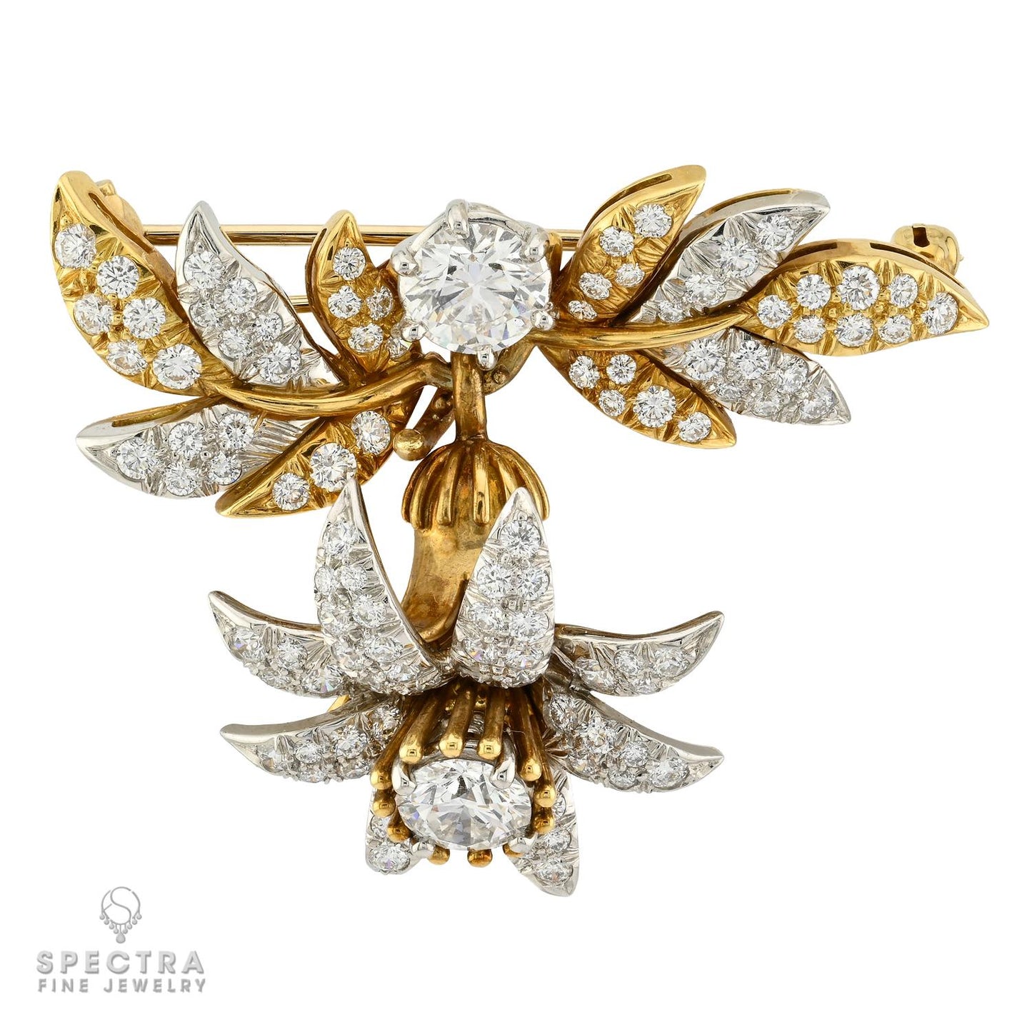 Tiffany & Co. Schlumberger Jasmine Diamond Brooch