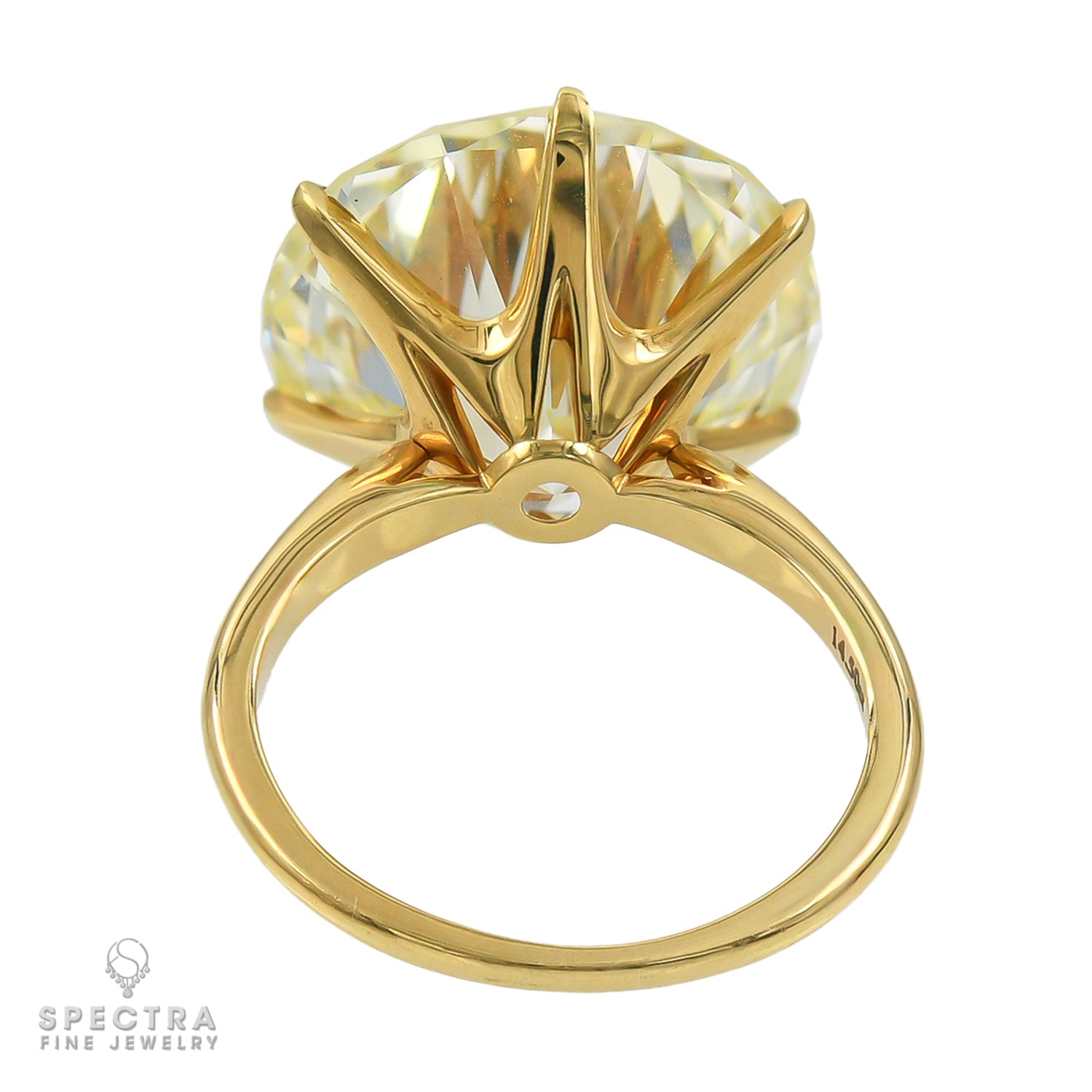 Spectra Fine Jewelry 14.50ct Diamond Solitaire Engagement Ring