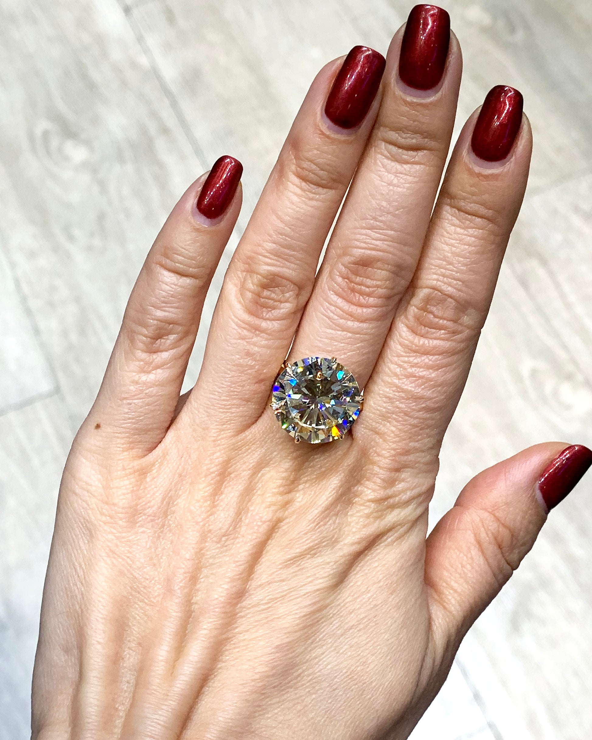 Spectra Fine Jewelry 14.50ct Diamond Solitaire Engagement Ring