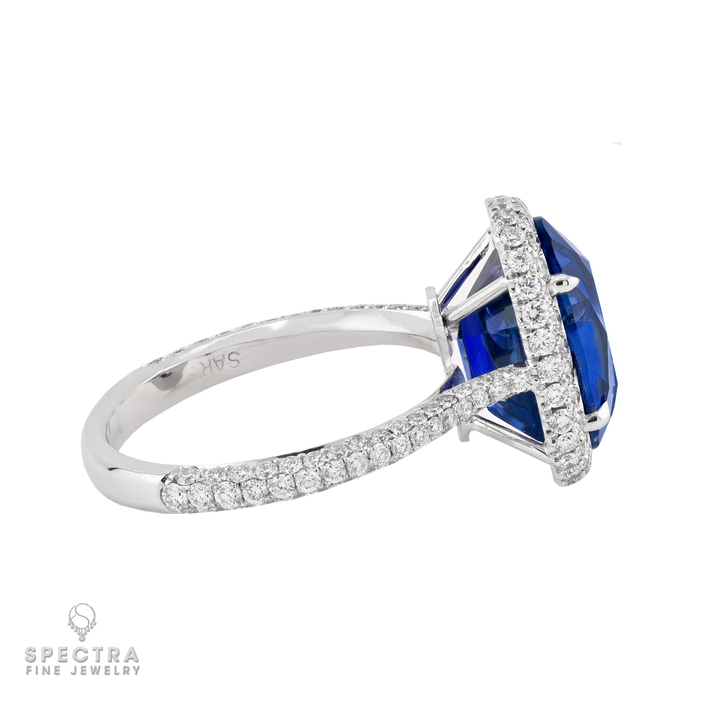 5.38 ct. Ceylon No Heat Sapphire Ring - Spectra Fine Jewelry